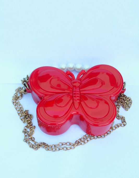 "Royal Butterfly Elegance - Premium Designer Handbag"For Girls
